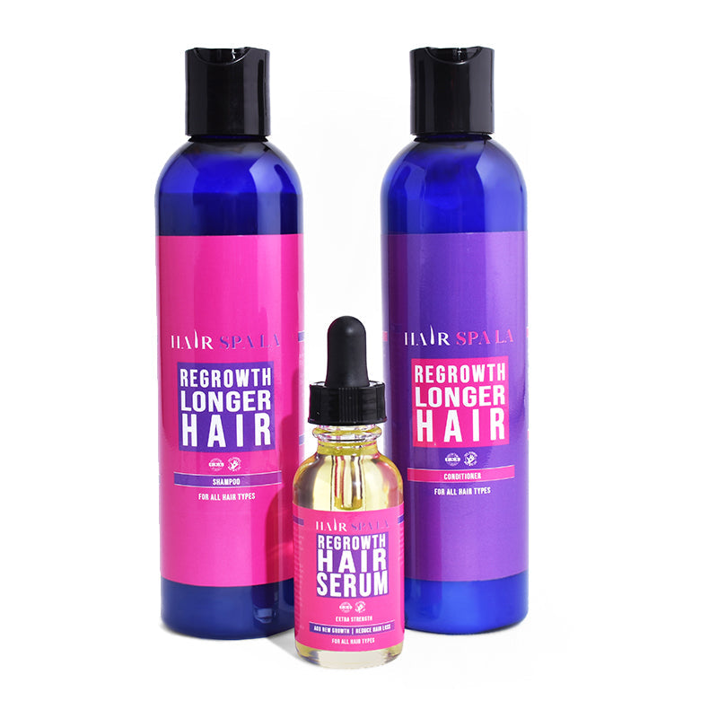 Extra Strength Regrowth Serum + Shampoo and Conditioner