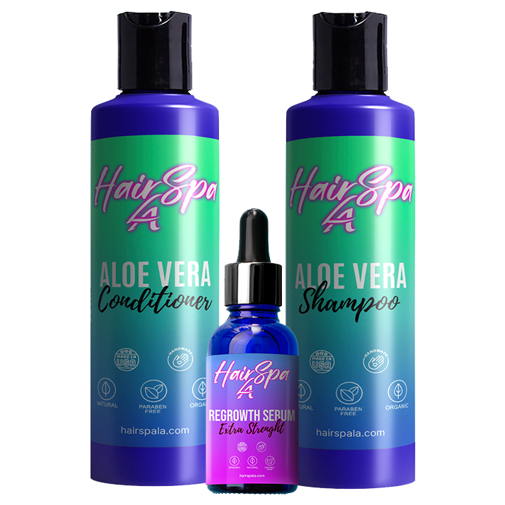Aloe Vera Moisture Kit - Serum + Shampoo & Conditioner