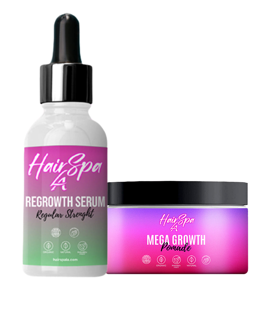 Super Growth Edges Kit (Regrowth Hair Serum and Growth Pomade)